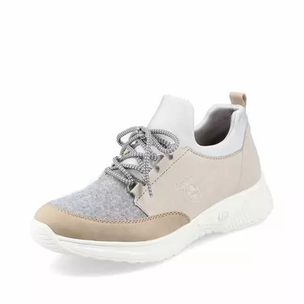 Naisten tennarit Rieker beige kombi - Naisten tennarit ja lenkkarit - N876360 - 1