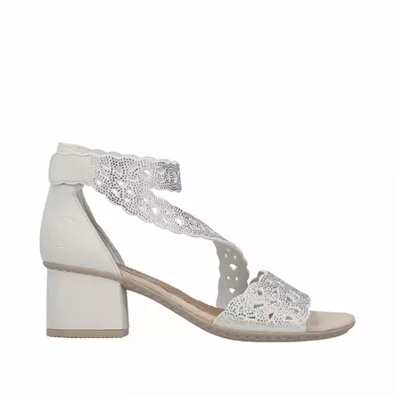 Naisten sandaalit Rieker valkoinen - Naisten sandaalit ja pistokkaat - 6465780 - 2