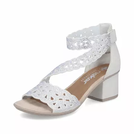 Naisten sandaalit Rieker valkoinen - Naisten sandaalit ja pistokkaat - 6465780 - 1