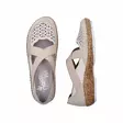 Naisten kävelykengät Rieker beige - Naisten kävelykengät ja loaferit - 4485360 - 4