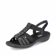 Sandaler för damer Rieker svart - Sandaler och slipp in för damer - 6080900 - 1