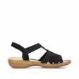 Sandaler för damer Rieker svart - Sandaler och slipp in för damer - 6087500 - 2