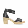 Naisten sandaalit Rieker musta - Naisten sandaalit ja pistokkaat - 6689400 - 2