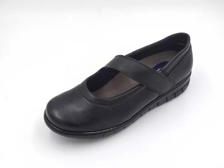 Naisten kävelykengät Pomar musta - Naisten kävelykengät ja loaferit - 12880100 - 1