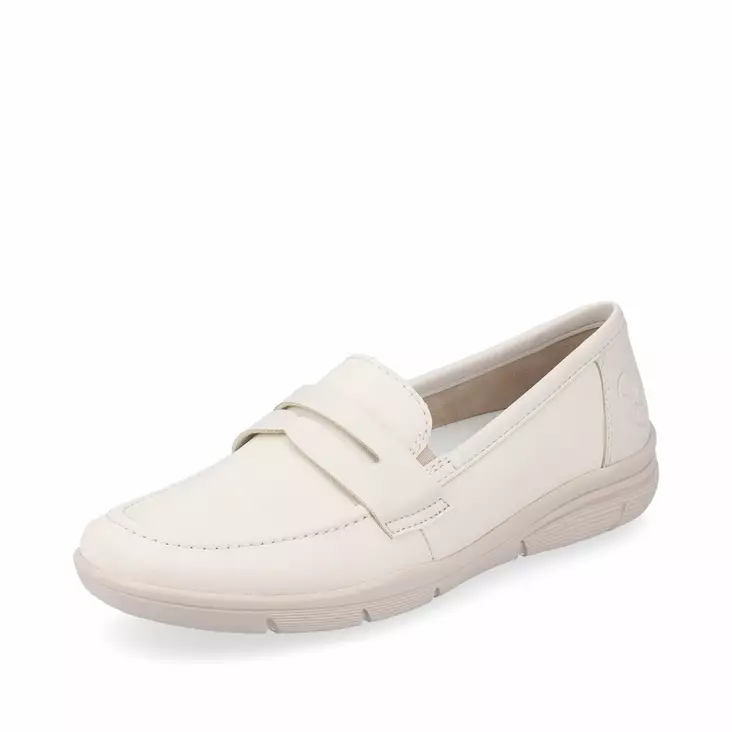 Naisten kävelykengät Rieker beige - Naisten kävelykengät ja loaferit - L745560 - 1
