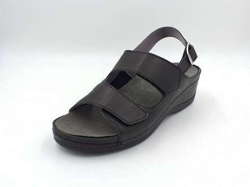 Sandaler för damer Pomar svart - Promenadskor o loafers för damer - 12783100 - 1