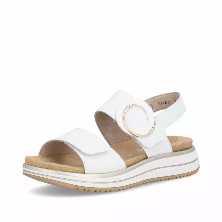 Naisten sandaalit Remonte valkoinen - Naisten sandaalit ja pistokkaat - D1J6380 - 1