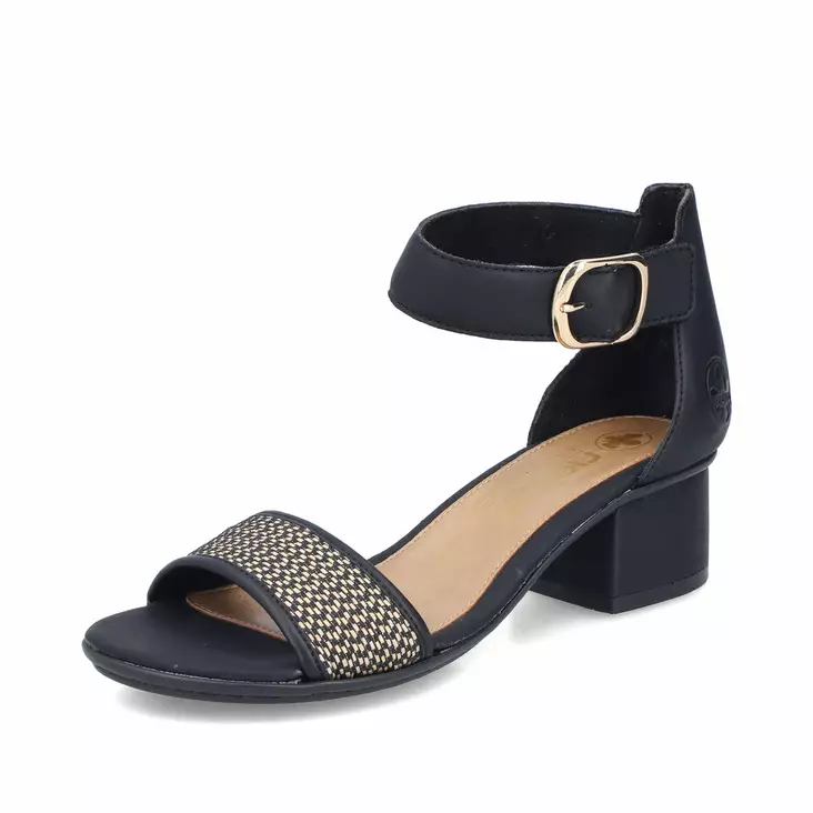 Naisten sandaalit Rieker musta - Naisten sandaalit ja pistokkaat - 6495200 - 1