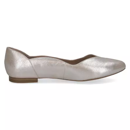 Balleriinat Caprice beige metallI - Ballerinas för damer - 92220042341 - 2