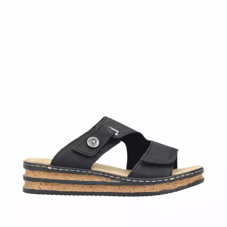 Naisten sandaalit Rieker musta - Naisten sandaalit ja pistokkaat - 6298001 - 2