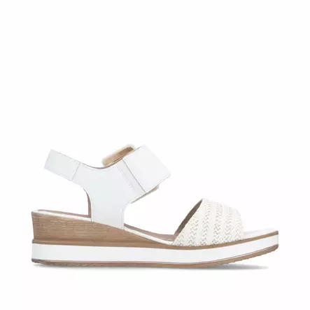 Sandaalit Remonte valkoinen kombi - Naisten sandaalit ja pistokkaat - D645381 - 2