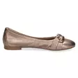 Balleriinat Caprice beige metalli - Naisten balleriinat - 92211446341 - 2