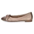 Balleriinat Caprice beige metalli - Naisten balleriinat - 92211446341 - 3