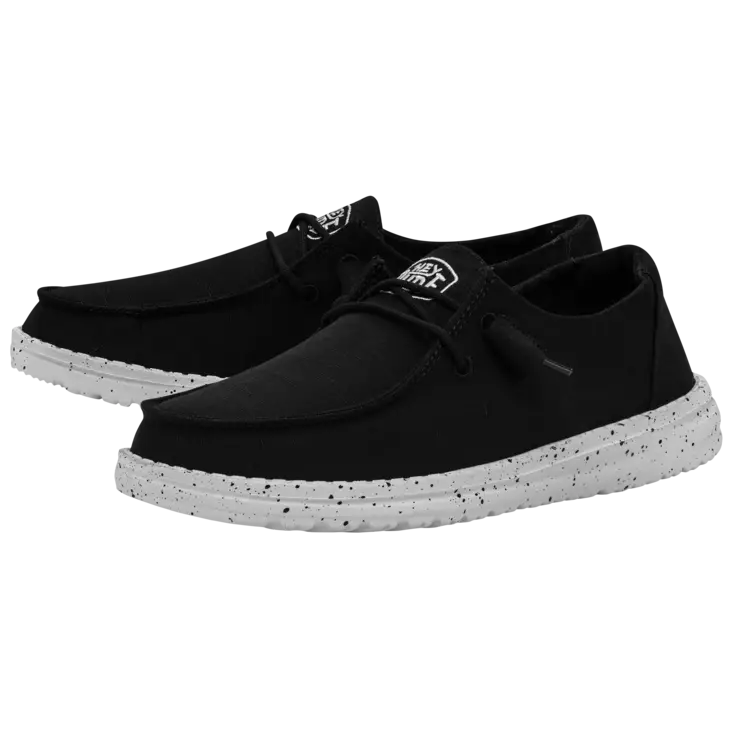 Hey Dude Wendy Slub Canvas black - Naisten Hey Dude - 40063001 - 1