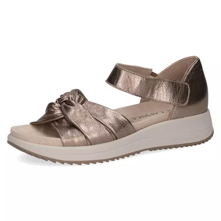 Naisten sandaalit Caprice metalli beige - Sandaler och slipp in för damer - 92870744341 - 1
