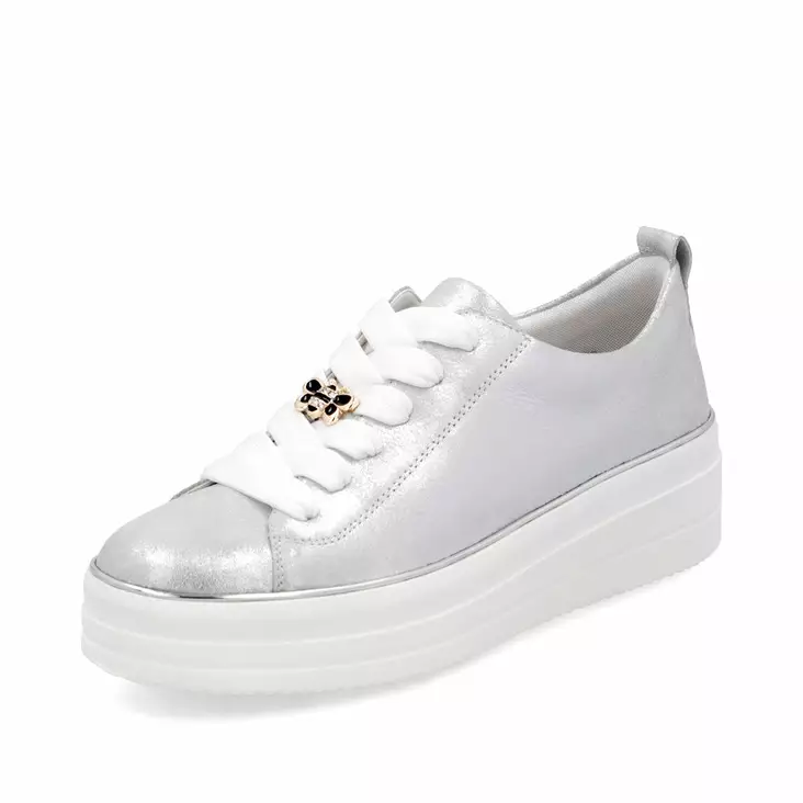 Naisten tennarit Remonte hopea - Sneakers för damer - D1C0381 - 1