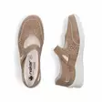 Naisten kävelykengät Rieker beige - Naisten kävelykengät ja loaferit - 4899662 - 7