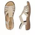 Naisten sandaalit Rieker beige - Sandaler och slipp in för damer - 608C062 - 5