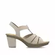Naisten sandaalit Rieker beige - Naisten sandaalit ja pistokkaat - 665K362 - 2
