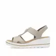 Naisten sandaalit Rieker beige - Sandaler och slipp in för damer - 6749862 - 3