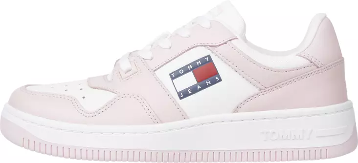 Tennarit Tommy Jeans valkoinen/pinkki - Naisten tennarit ja lenkkarit - EN02102 - 1