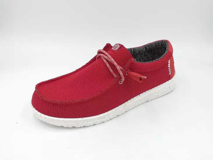 Hey Dude Wally Sport Mesh dark red - Miesten Hey Dude - 404036W2 - 1