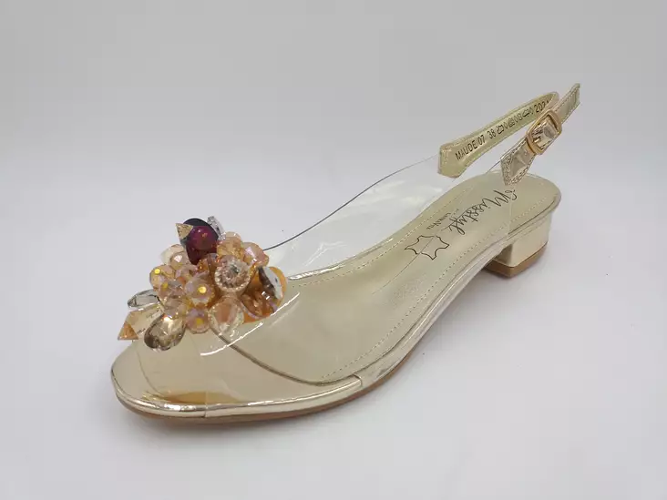 Korkokengät LAURA VITA Maude 07, kulta - Högklackade skor och pumps för damer - 0006912 - 1