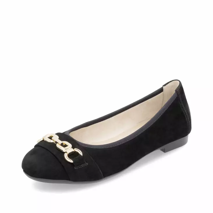 Naisten balleriinat Remonte musta - Naisten balleriinat - D0K1002 - 1