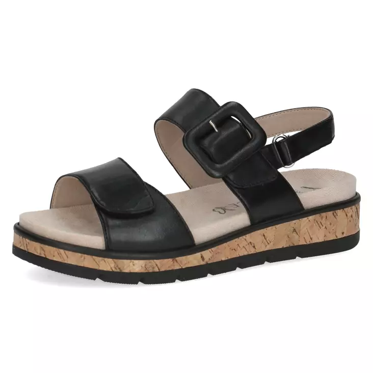 Naisten sandaalit Caprice musta - Naisten sandaalit ja pistokkaat - 92871444022 - 1