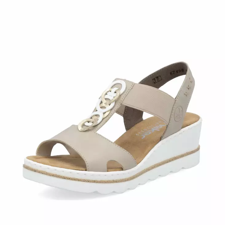 Naisten sandaalit Rieker beige - Sandaler och slipp in för damer - 6749862 - 1