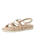 Sandaler för damer Tamaris beige kombi - Sandaler och slipp in för damer - 12812828343 - 1