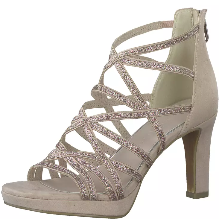 Högklackade skor för damer Marco Tozzi beige - Högklackade skor och pumps för damer - 22837320523 - 1