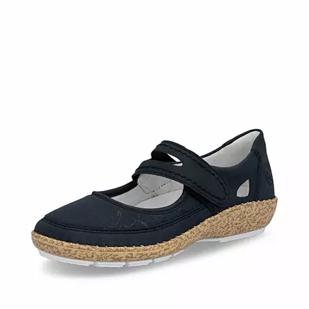 Naisten kävelykengät Rieker sininen - Naisten kävelykengät ja loaferit - 4485914 - 1