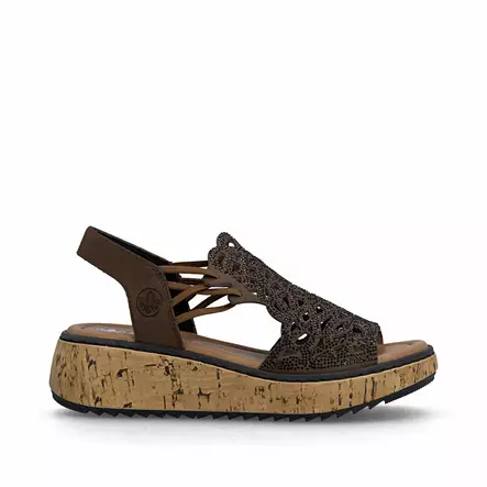 Naisten sandaalit Rieker ruskea - Naisten sandaalit ja pistokkaat - V176524 - 2