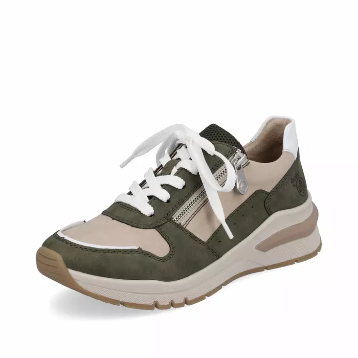 Naisten tennarit Rieker vihreä kombi - Naisten tennarit ja lenkkarit - M661554 - 1