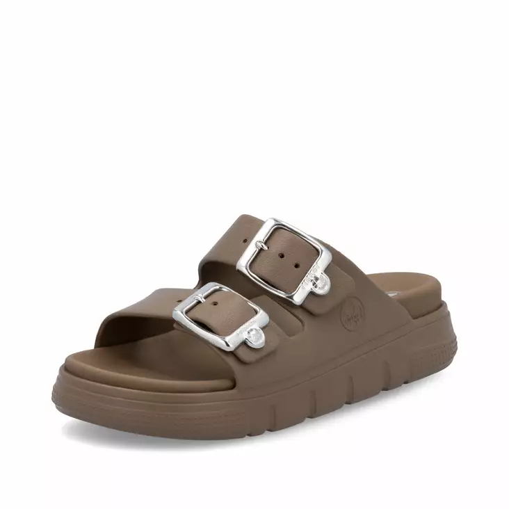 Naisten sandaalit Rieker ruskea - Naisten sandaalit ja pistokkaat - P218024 - 1