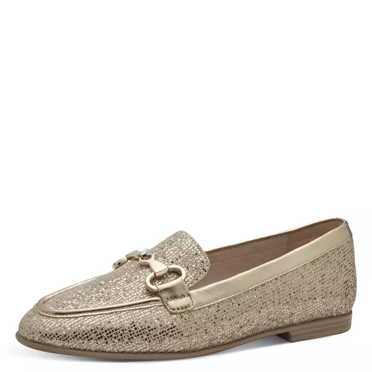 Loaferit Tamaris kultaa - Naisten kävelykengät ja loaferit - 12424042967 - 1