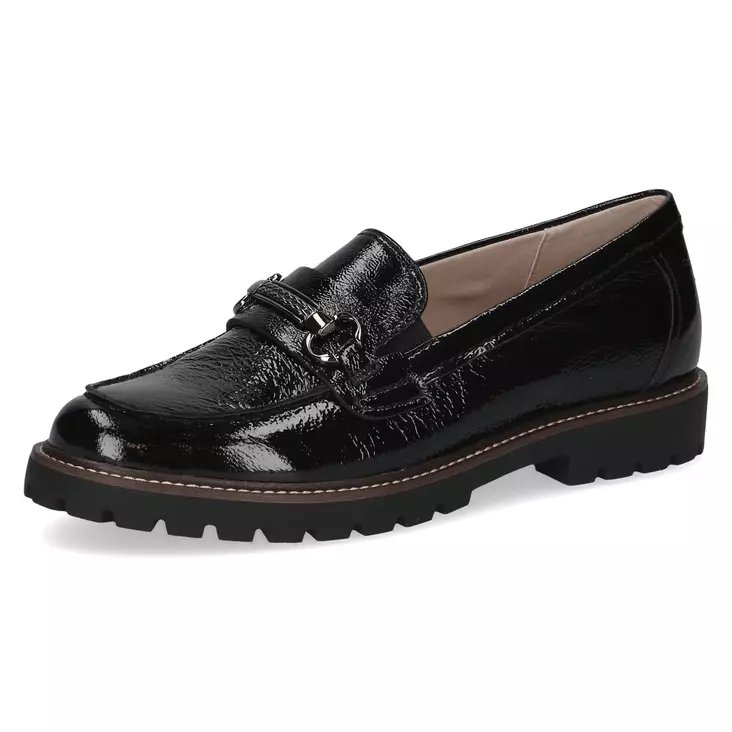 Naisten loaferit Caprice musta - Naisten kävelykengät ja loaferit - 92470245017 - 1
