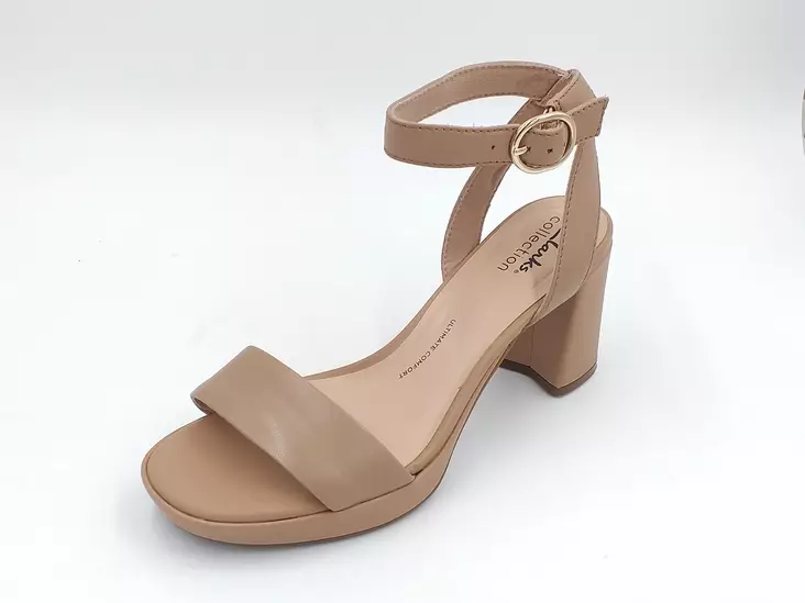 Högklackade skor för damer Clarks beige - Högklackade skor och pumps för damer - 26177009 - 1