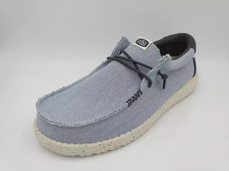 Hey Dude Wally Coastline Stone White - Miesten nilkkurit ja saappaat - 409521KA - 1