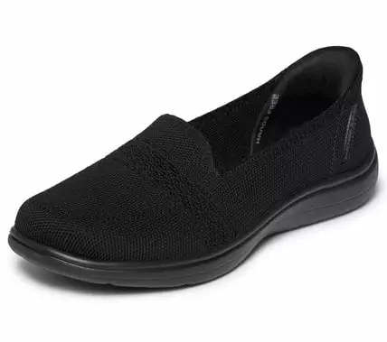 Naisten kävelykengät Skechers musta - Naisten kävelykengät ja loaferit - 138435BB - 1