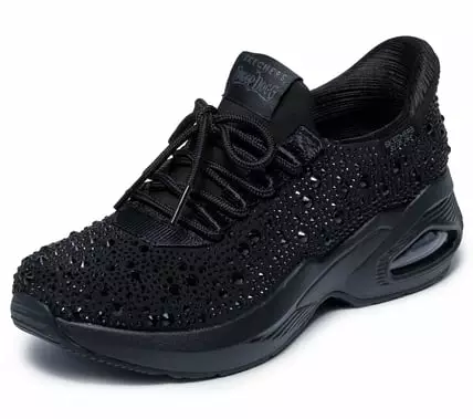 Naisten tennarit Skechers musta - Naisten tennarit ja lenkkarit - 186070B - 1