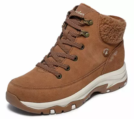 Naisten talvikengät Skechers ruskea - Naisten talvikengät - 167894C - 1