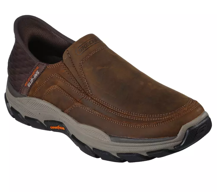 Miesten kävelykengät Skechers ruskea - Miesten kävelykengät - 204810C - 1