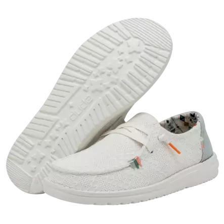 Hey Dude Wendy Boho white crochet - Naisten Hey Dude - 400541KF - 2