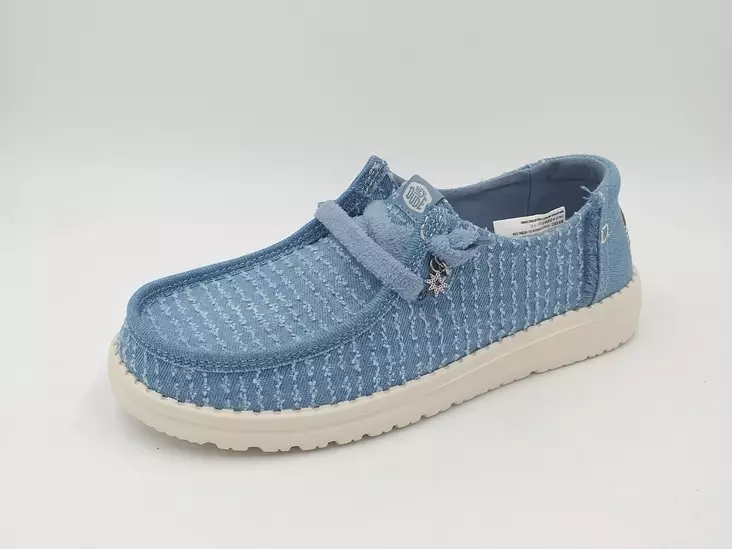 Hey Dude Wendy Frayed Canvas faded Denim - Naisten Hey Dude - 452034UG - 1