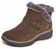 Naisten talvikengät Skechers ruskea - Vinterskor för damer - 168185CH - 1