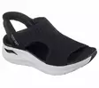 Naisten sandaalit Skechers musta - Naisten sandaalit ja pistokkaat - 119466BLK - 1