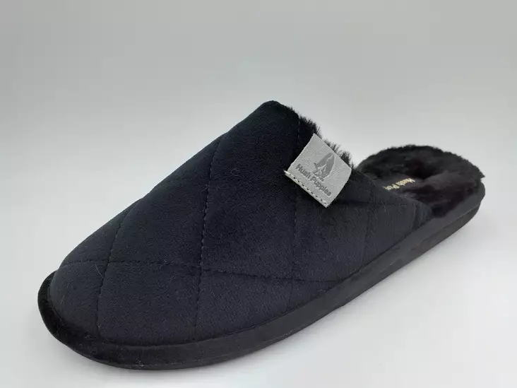 Morgontofflor för damer Hush Puppies svart - Tåfflor för damer - H006BLK - 1