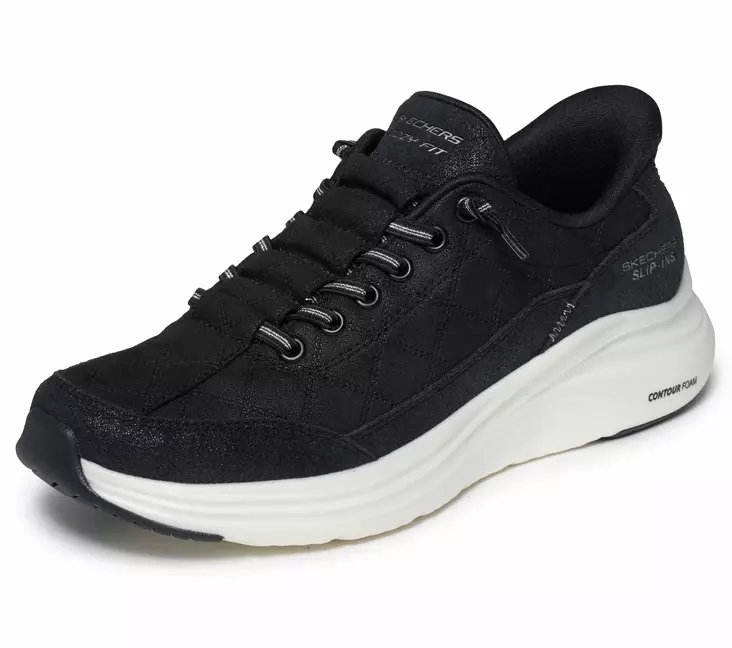 Naisten tennarit Skechers mustavalko - Naisten tennarit ja lenkkarit - 150507BK - 1